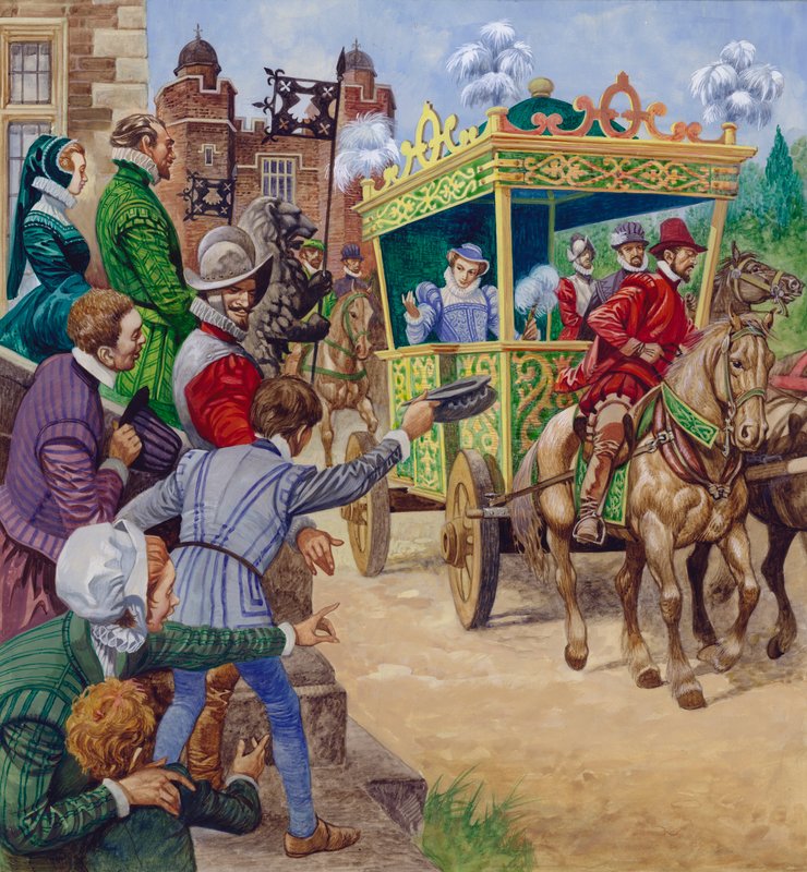 Königin Elisabeth I. besucht ein Landhaus von Peter Jackson