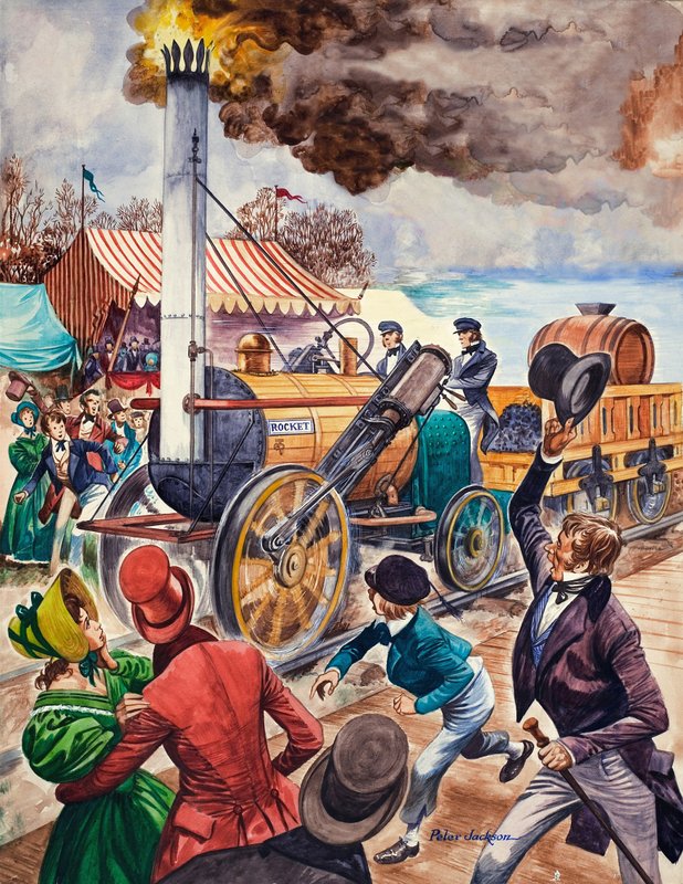George Stephenson und die Rocket von Peter Jackson