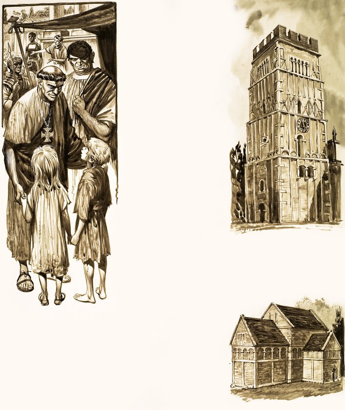 Mönch und Kirche von Peter Jackson
