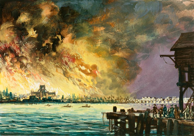Der große Brand von London von Peter Jackson