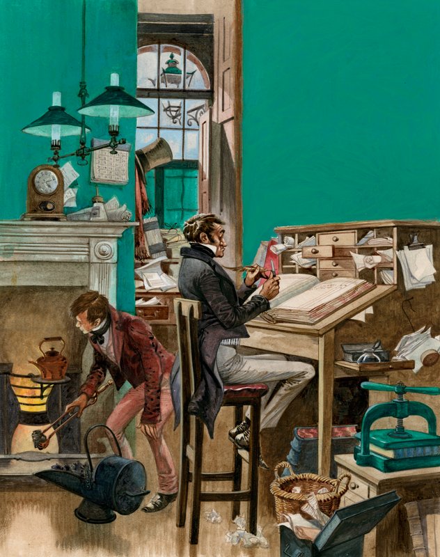 Viktorianisches Büro von Peter Jackson