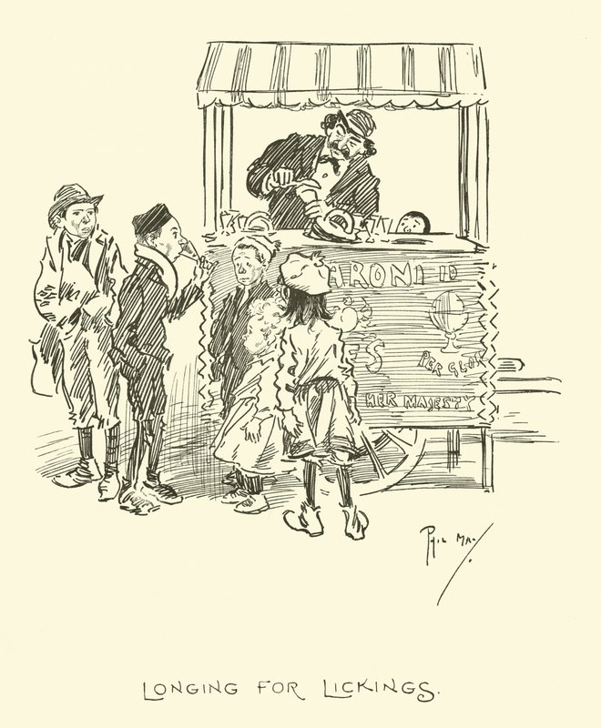 Illustration für Phil Mays Gutter-Snipes von Phil May