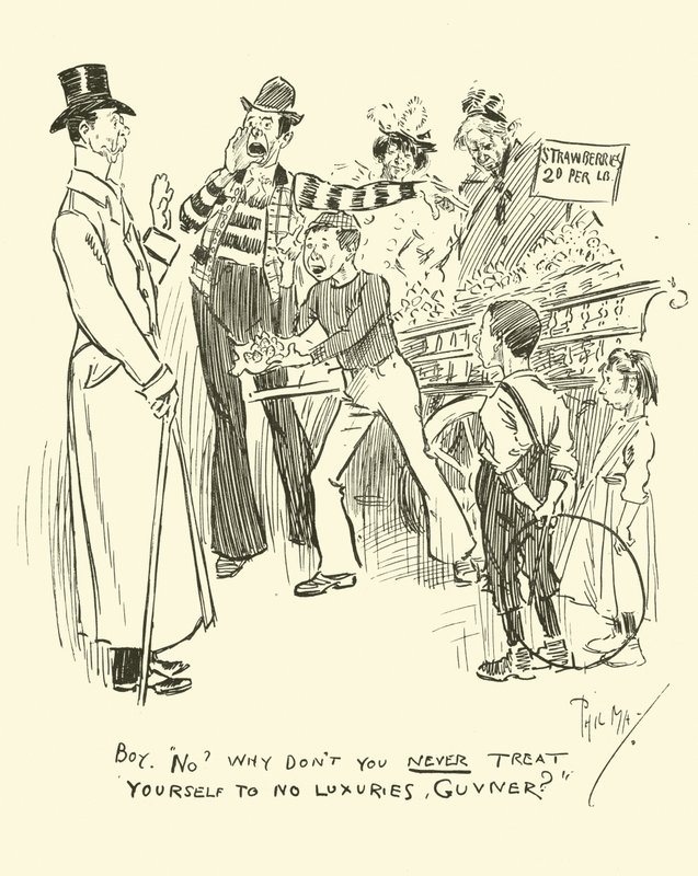 Illustration für Phil Mays Gutter-Snipes von Phil May