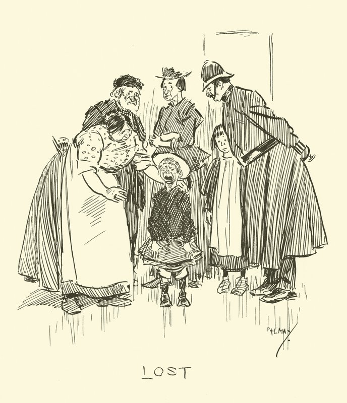 Illustration für Phil Mays Gutter-Snipes von Phil May