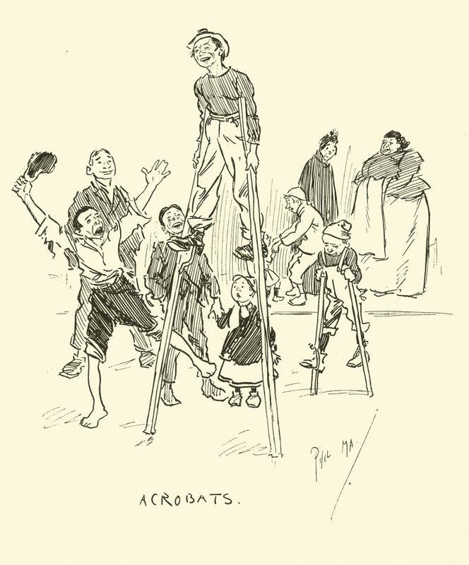 Illustration für Phil Mays Gutter-Snipes von Phil May