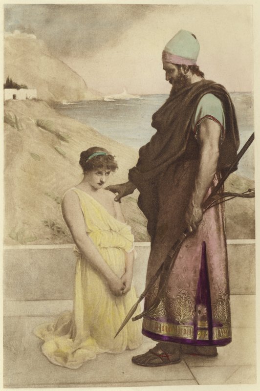 Ein Gefangener von Speer und Pfeilen von Philip Hermogenes Calderon