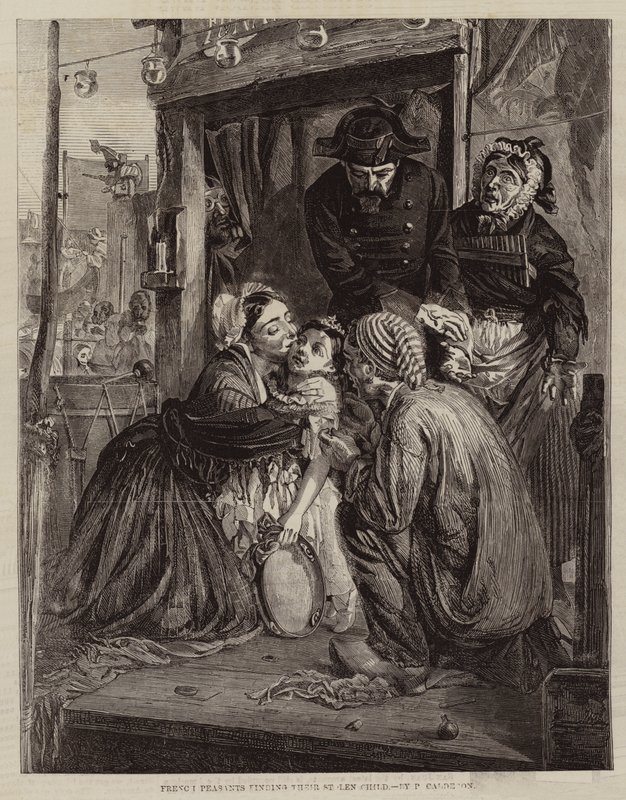 Französische Bauern finden ihr gestohlenes Kind von Philip Hermogenes Calderon