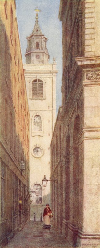 Kirche St. Michael, Bassishaw, 1897 von Philip Norman