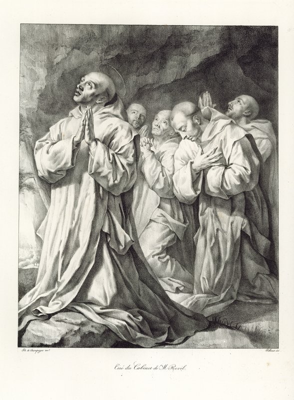 (Detail) Die Vision des Heiligen Bruno von Philippe de Champaigne