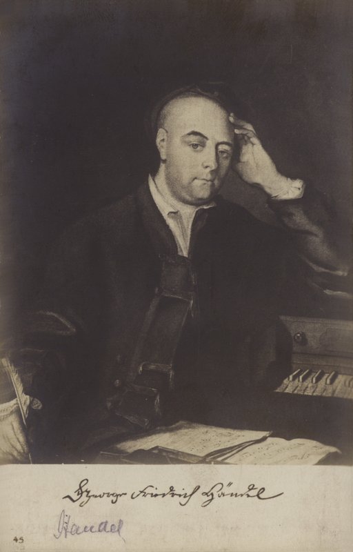 Porträt von George Friedrich Händel von Philippe Mercier