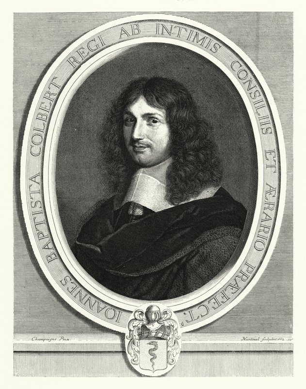 Jean-Baptiste Colbert, französischer Staatsmann von Philippe de (after) Champaigne
