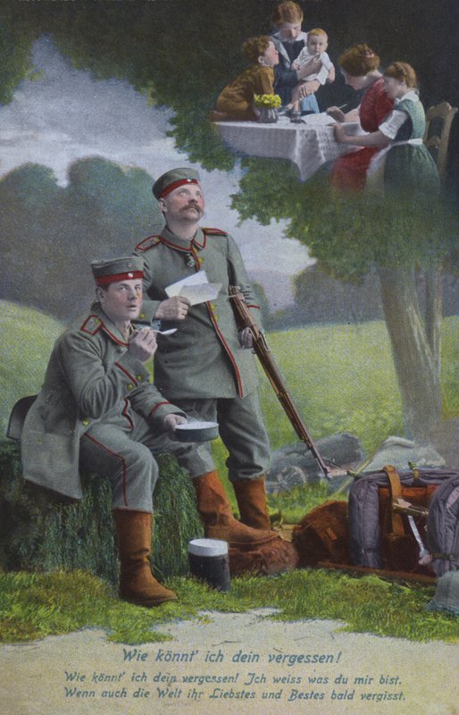 Deutsche Soldaten träumen von Zuhause von Photographer German