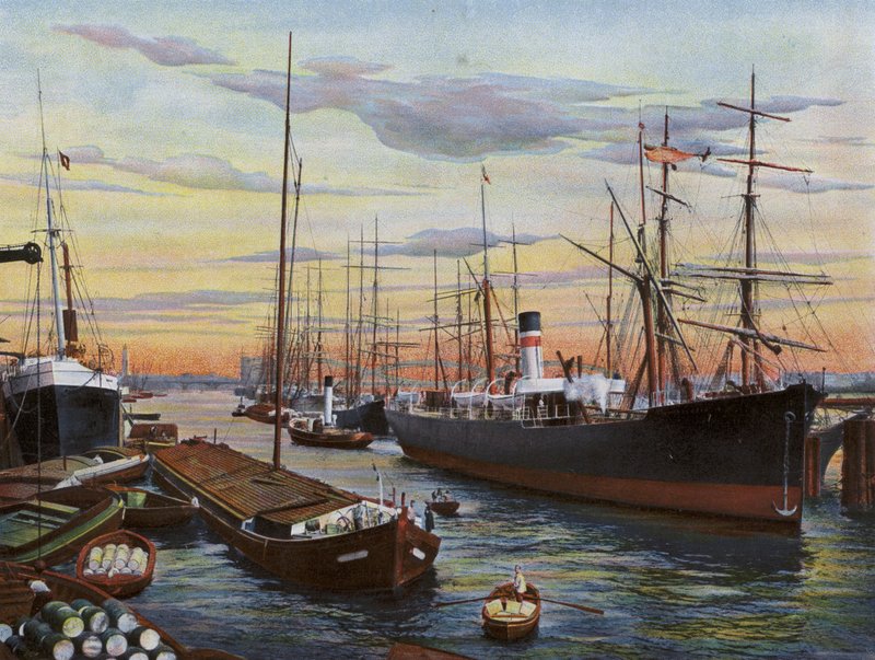 Hamburg: Hafenbild von Photographer German