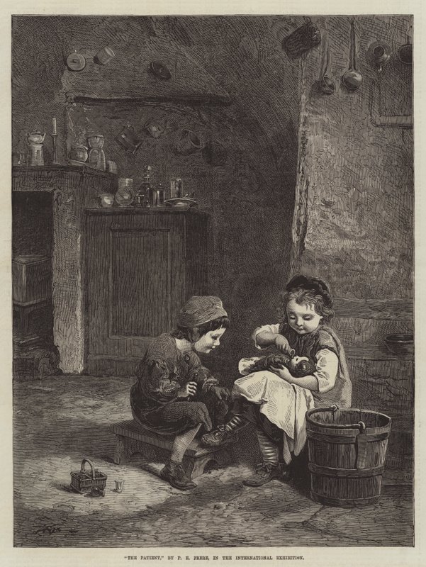 Der Patient, in der Internationalen Ausstellung von Pierre Edouard Frere