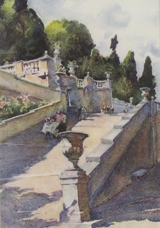 Frascati, Villa Torlonia von Pierre Vignal