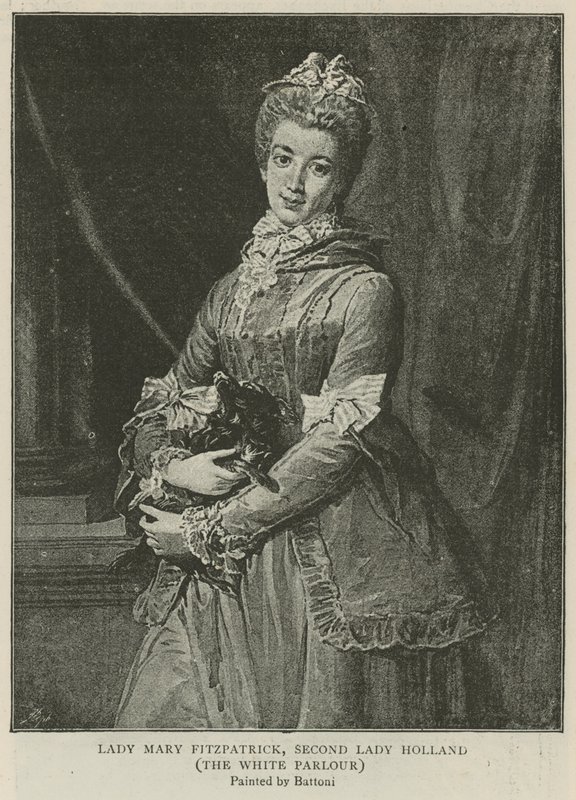 Lady Mary Fitzpatrick, zweite Lady Holland von Pompeo Girolamo Batoni