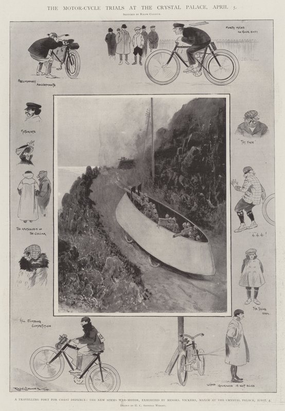 Die Motorradprüfungen im Crystal Palace, 5. April von Ralph Cleaver