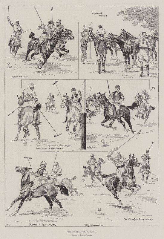Polo in Hurlingham, 11. Mai von Ralph Cleaver