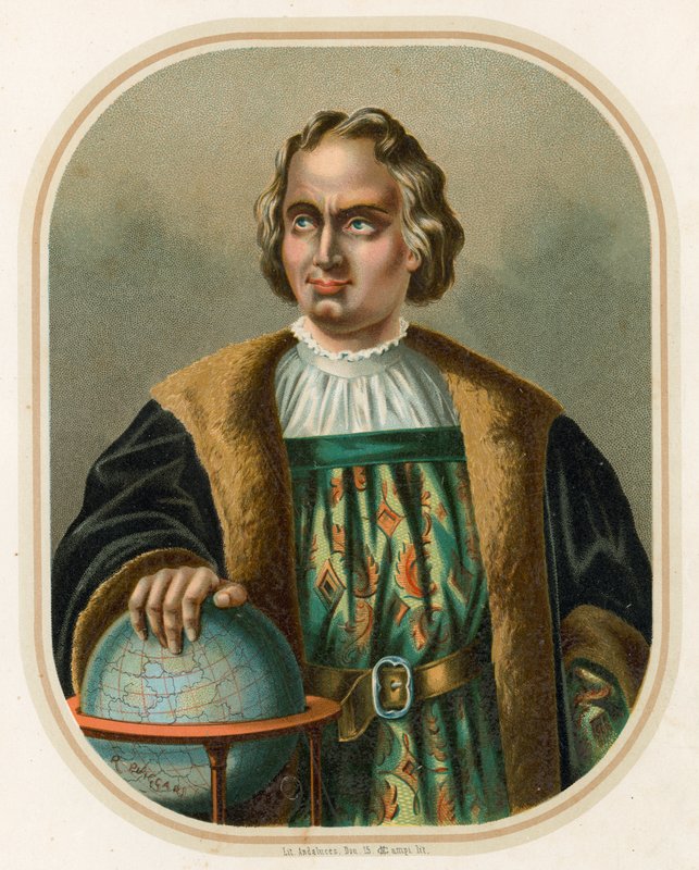 Christoph Kolumbus mit Globus von Ramon Puiggari