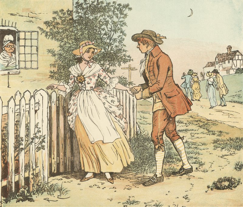 Kommt Mädchen und Jungen von Randolph Caldecott