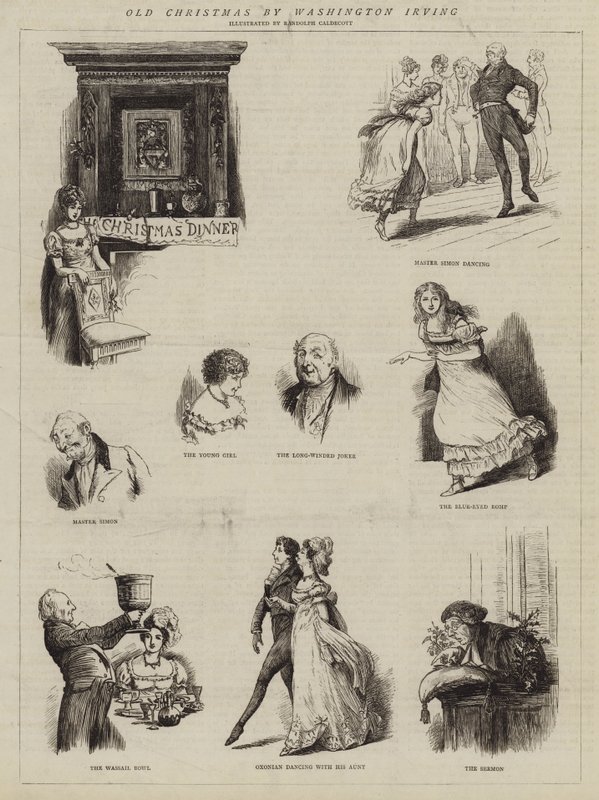 Old Christmas von Washington Irving von Randolph Caldecott