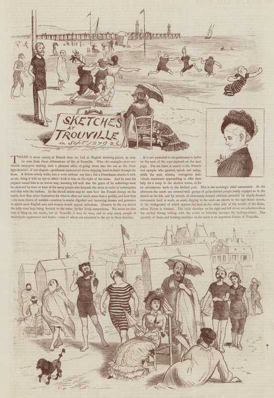 Skizzen in Trouville von Randolph Caldecott