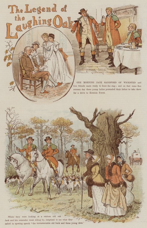 Die Legende der lachenden Eiche von Randolph Caldecott