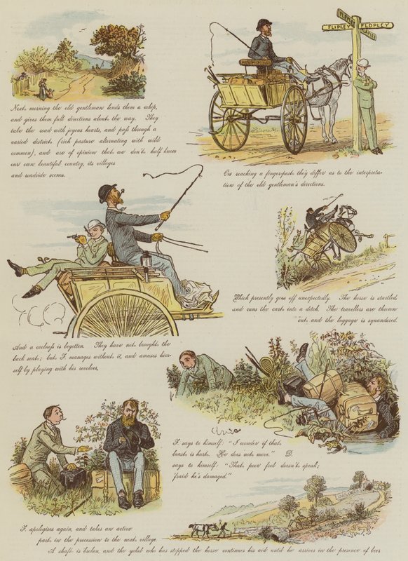 Die seltsamen Abenteuer eines Hundewagens von Randolph Caldecott
