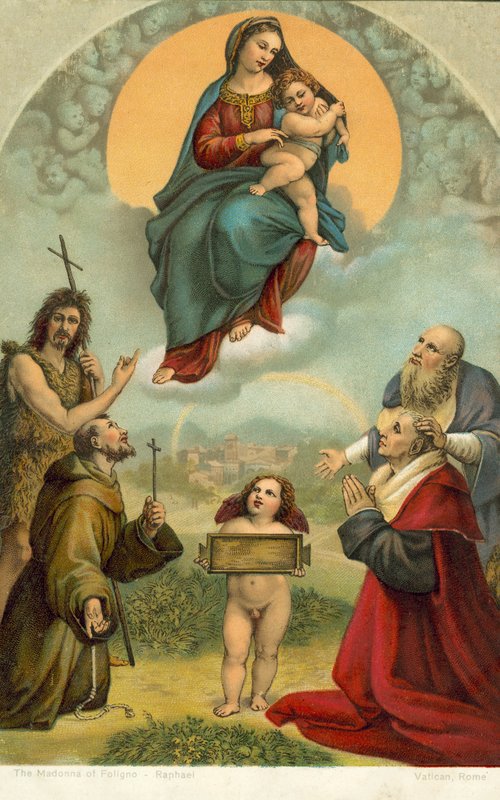 Madonna von Foligno von Raphael (1483 1520) (after)