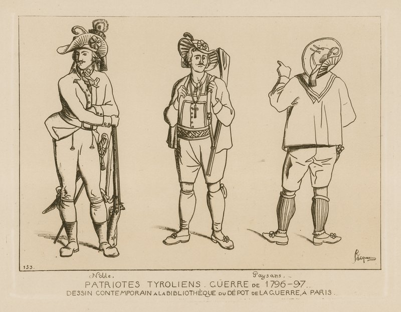 Tiroler Patrioten, Krieg von 1796-1797 von Raphael Jacquemin