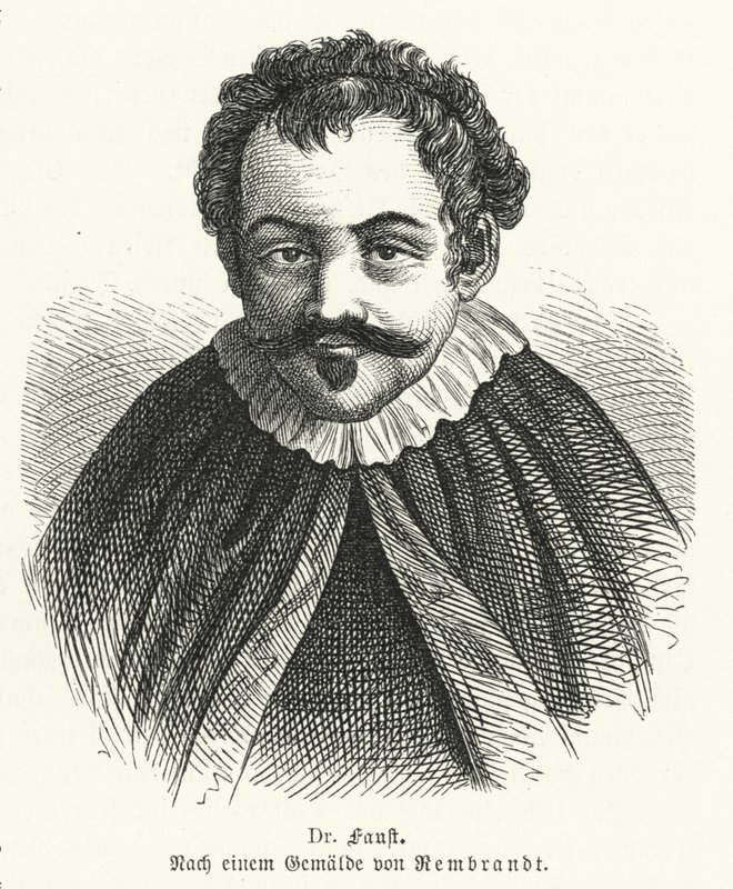 Dr. Faust von Rembrandt van Rijn