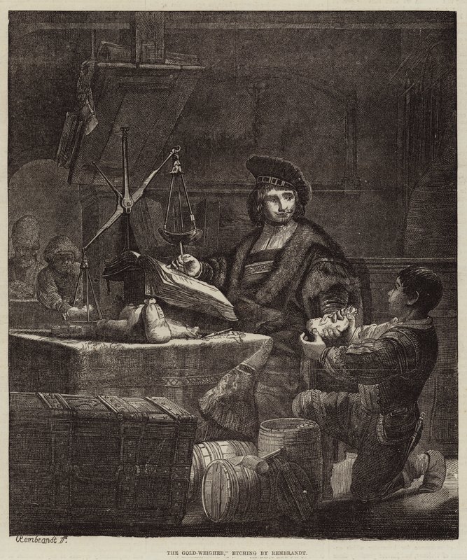Der Goldwäger von Rembrandt van Rijn