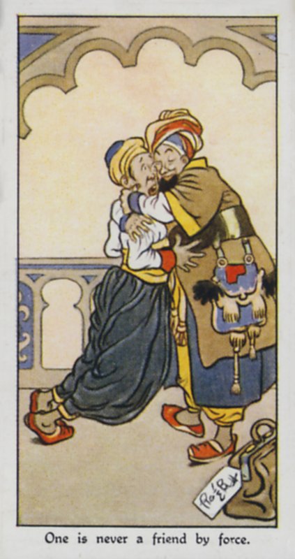 Man ist nie ein Freund mit Gewalt von René Bull
