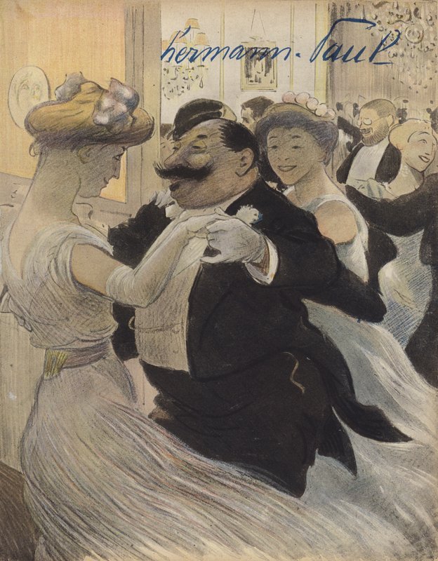 Tanz im Ballsaal von Rene George Hermann Paul