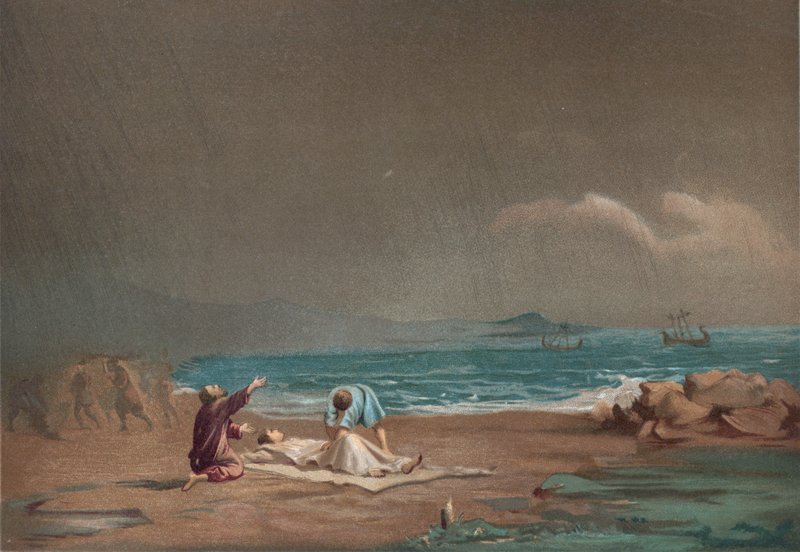 Tod von Plinius dem Älteren von Ricardo Marti
