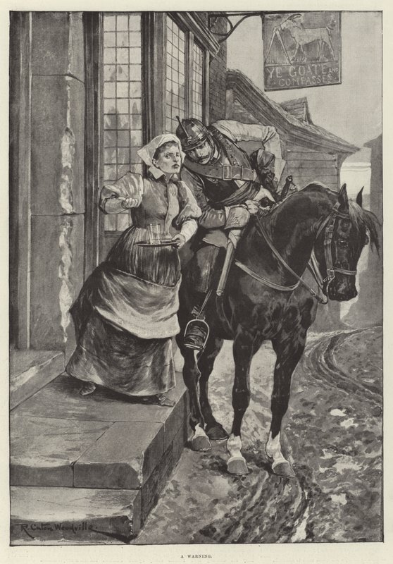 Eine Warnung von Richard Caton Woodville junior