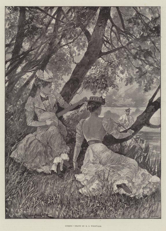 Sirenen von Richard Caton Woodville junior