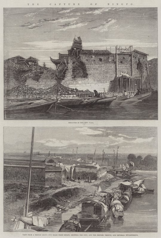 Die Eroberung von Ningpo von Richard Principal Leitch
