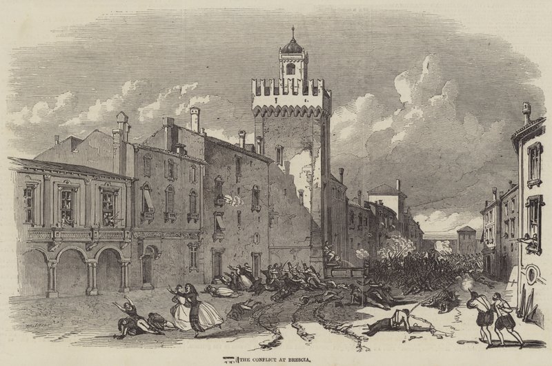 Der Konflikt in Brescia von Richard Principal Leitch