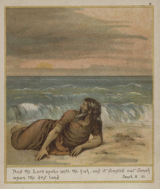 Jona, an Land gespien von Richard Andre