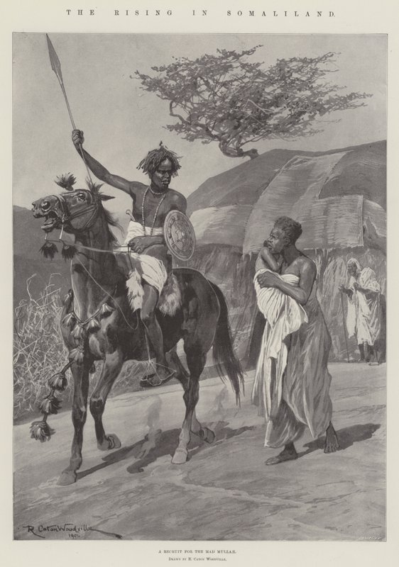Der Aufstand in Somaliland von Richard Caton Woodville junior