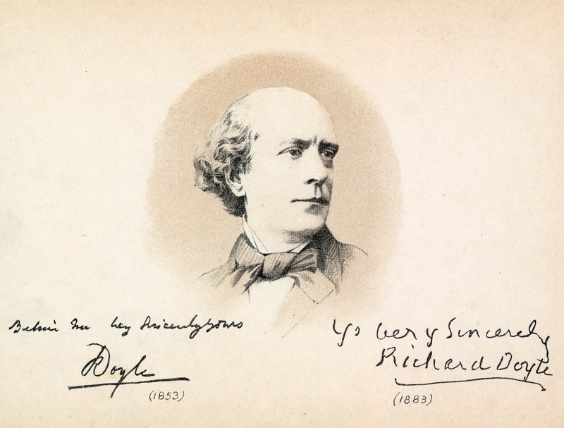 Porträt von Richard Doyle von Richard Doyle