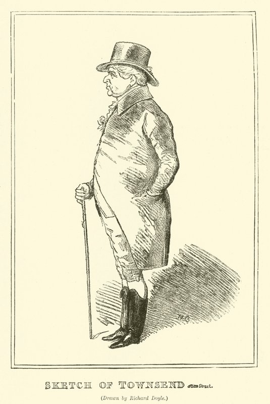 Skizze von Townsend von Richard Doyle