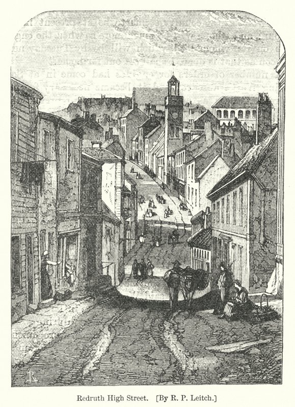 Redruth High Street von Richard Principal (after) Leitch