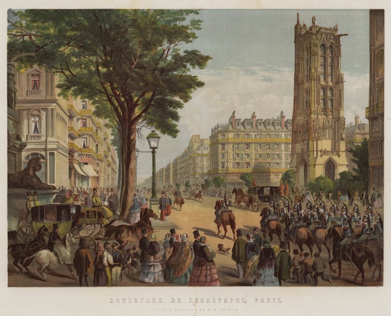 Boulevard de Sebastopol, Paris von Richard Principal Leitch