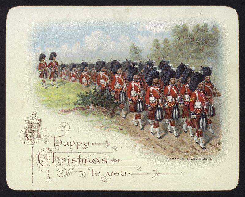 Cameron Highlanders von Richard Simkin