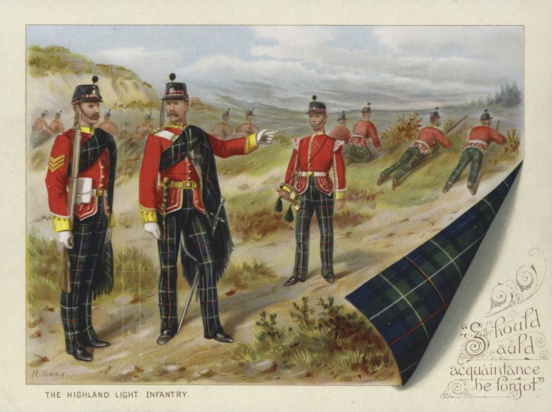 Das Highland Light Infantry von Richard Simkin