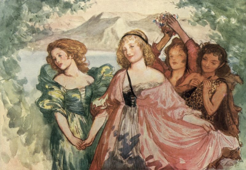 Komm, und tanze leichtfüßig von Robert Anning Bell
