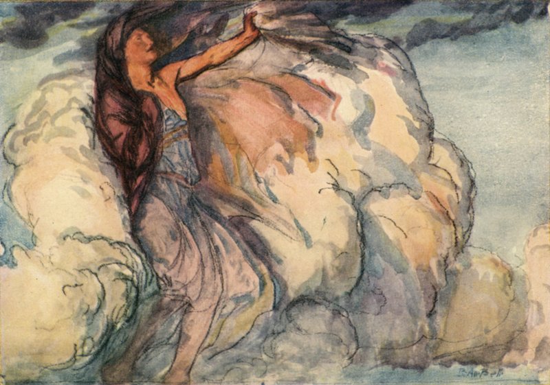 Ode an den Westwind von Robert Anning Bell