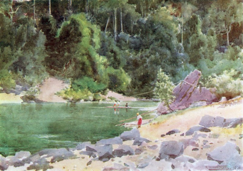 Fähre auf dem Nan-tu-Fluss von Robert George Talbot Kelly
